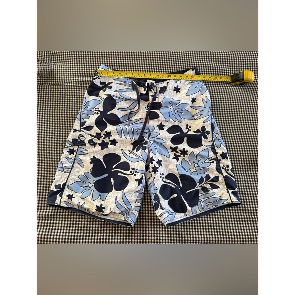 Kirra Vintage Men's Blue Floral Swim Board Shorts size 33 - Picture 5 of 11